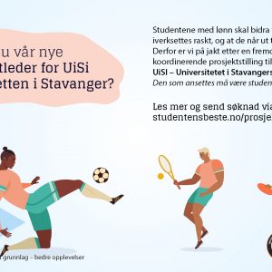 Vi Søker Prosjektleder For UiSi Studentidretten I Stavanger